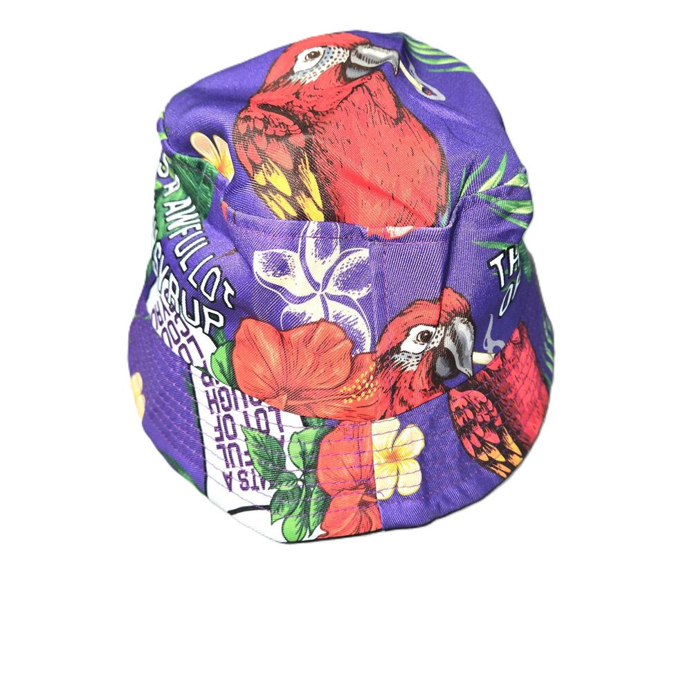 Thats A Awful Lot Of Cough Syrup Purple Bucket Hat